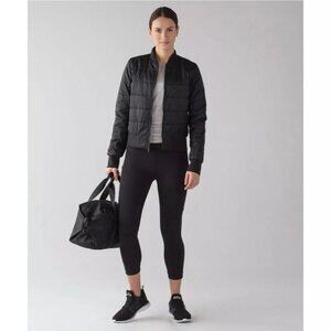 Lululemon Non Stop Reversible Bomber Jacket Size 10